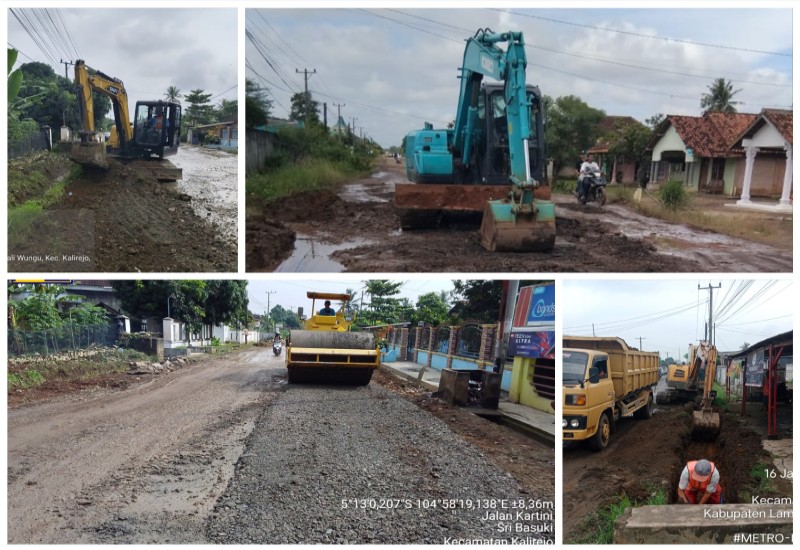 Antisipasi Musim Hujan dan Ramadan, Pemprov Lampung Percepat Perbaikan Jalan Berlubang